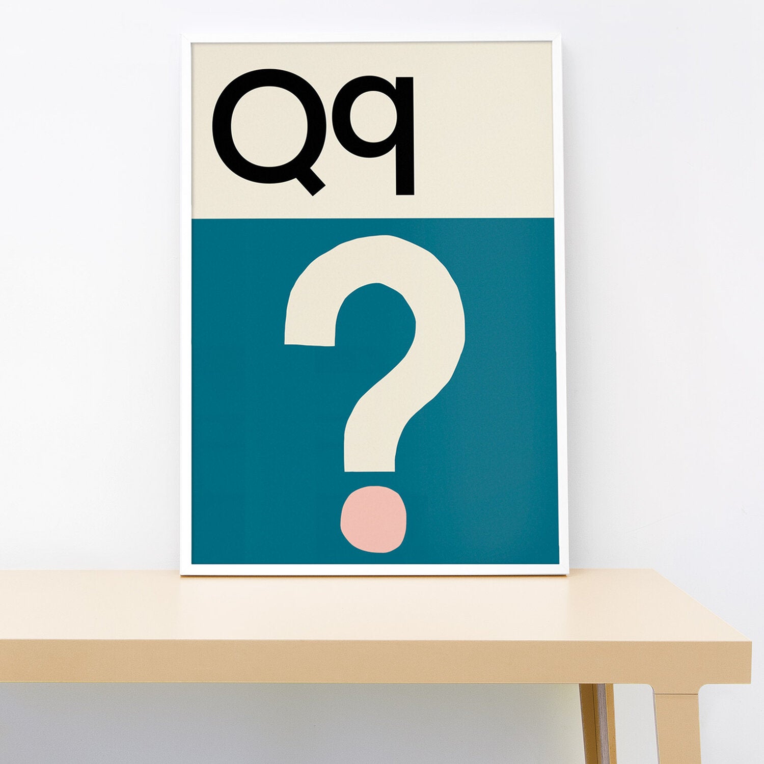 A-Z Wall Print - Small 21x30 cm