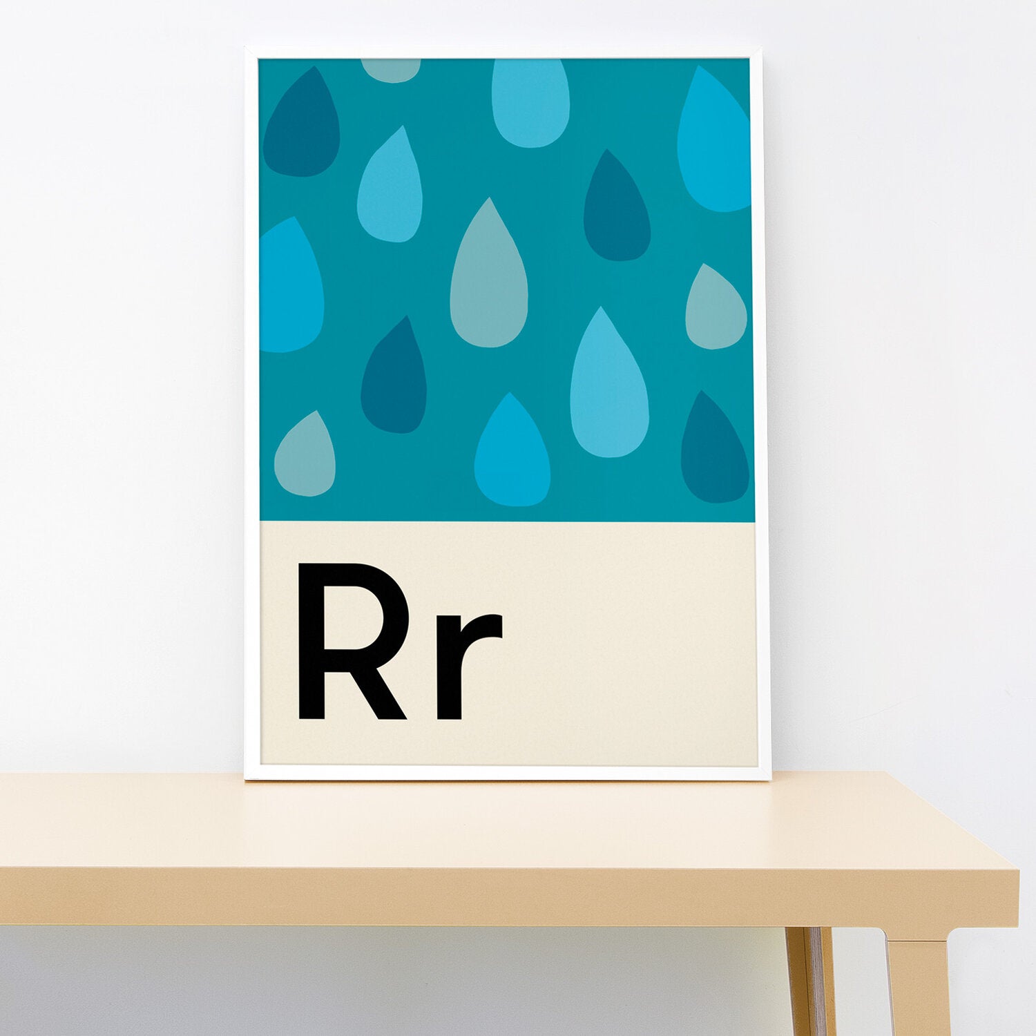 A-Z Wall Print - Small 21x30 cm