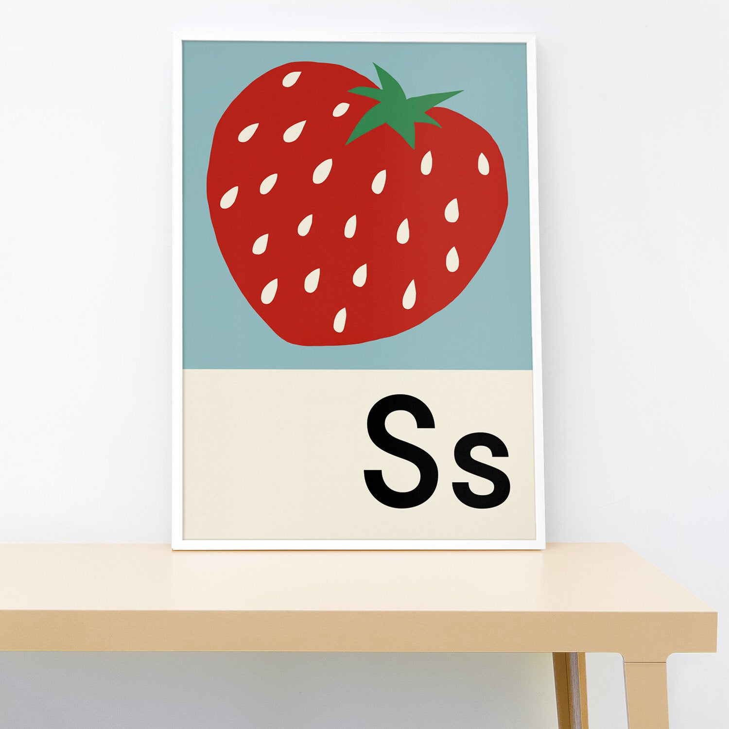 A-Z Wall Print - Small 21x30 cm