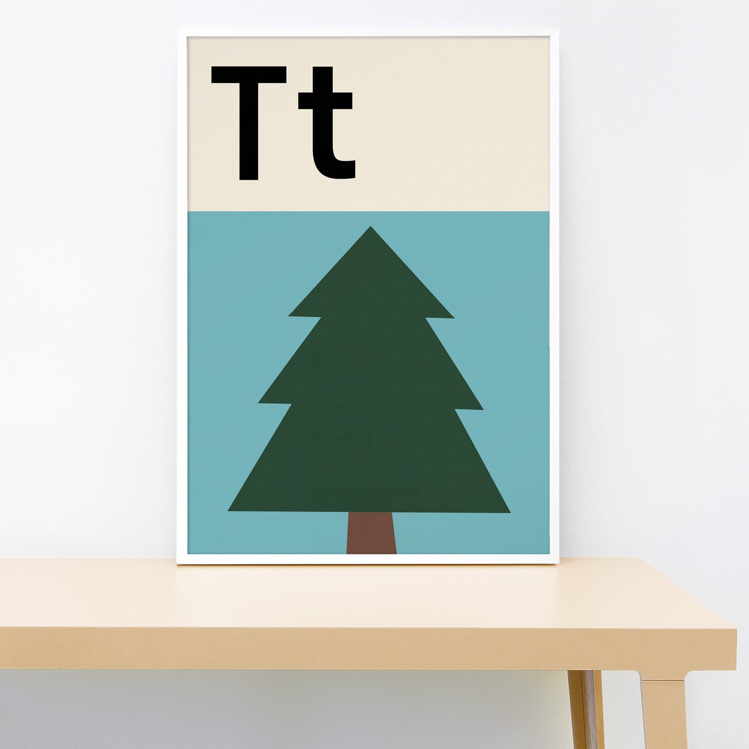 A-Z Wall Print - Small 21x30 cm