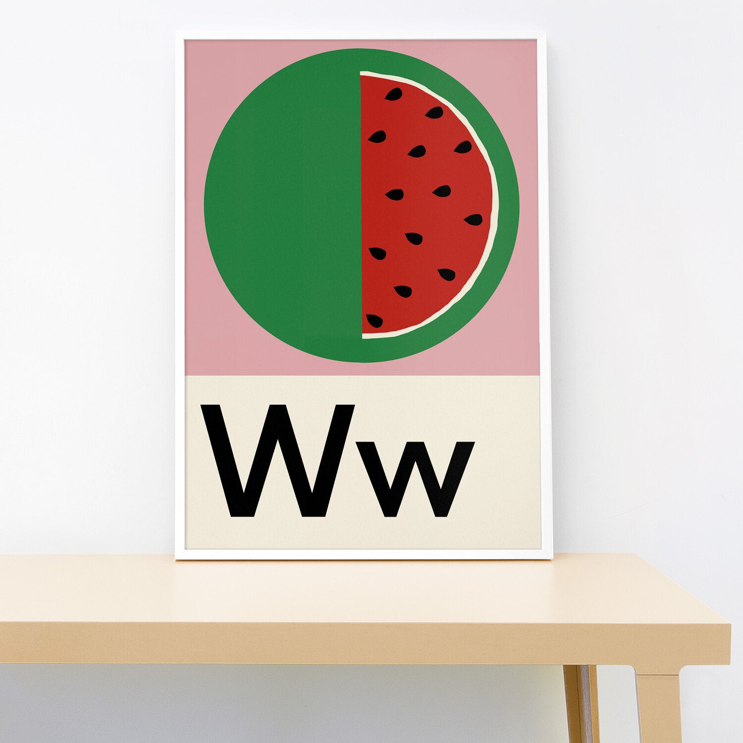 A-Z Wall Print - Small 21x30 cm
