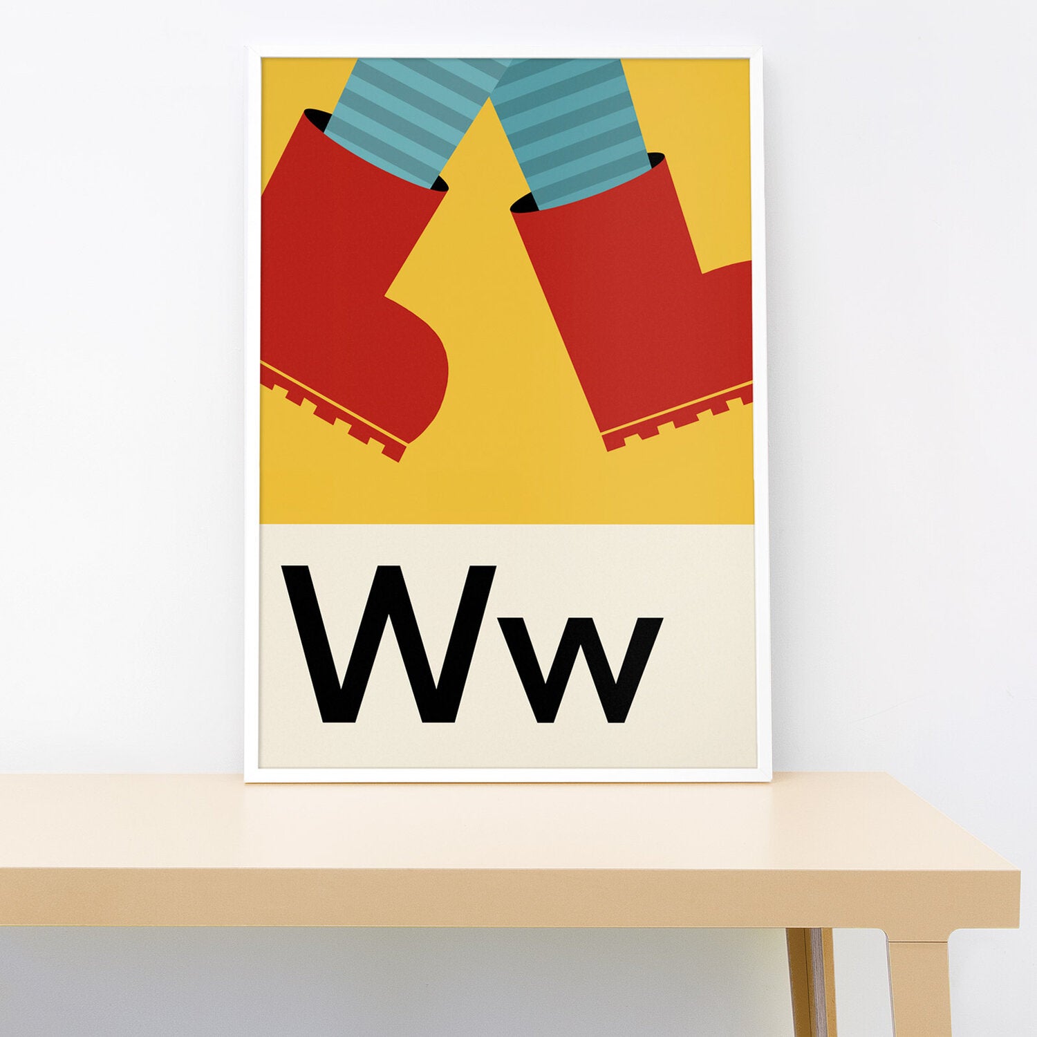 A-Z Wall Print - Small 21x30 cm