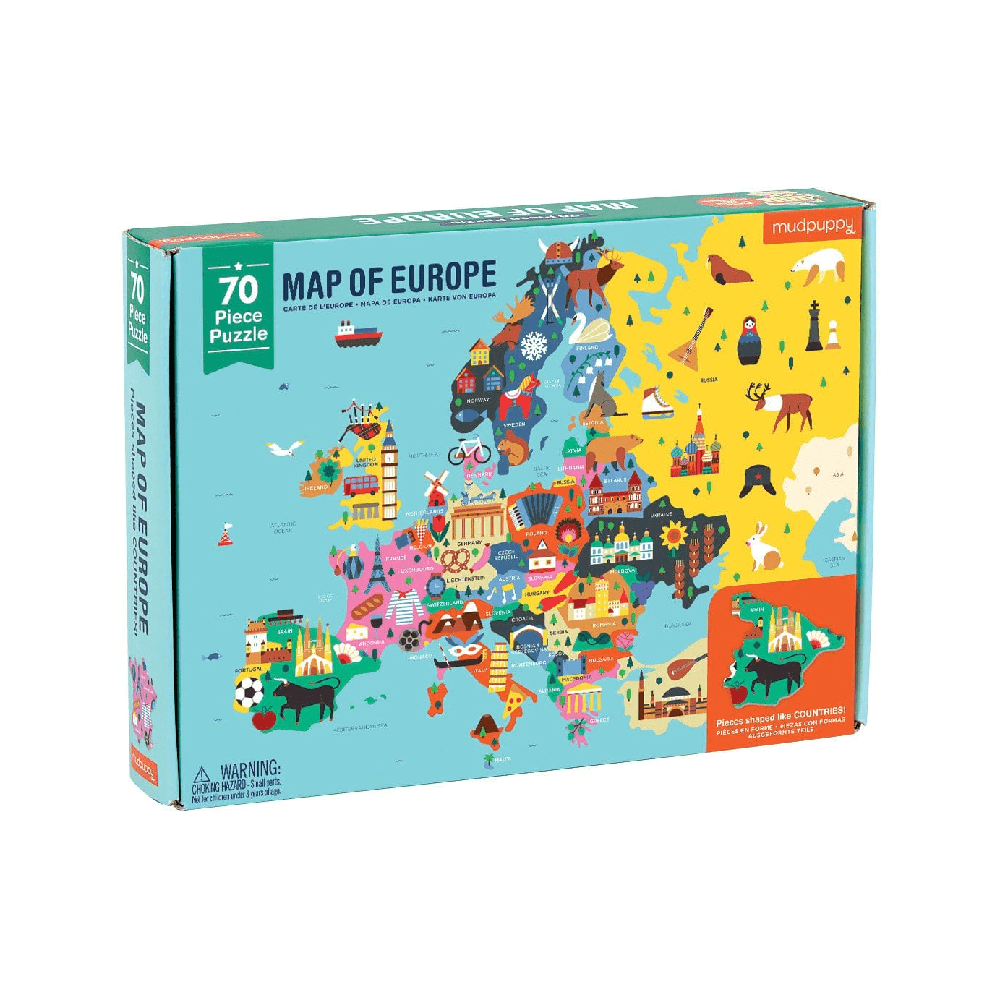 Europe Geography Map Puzzle