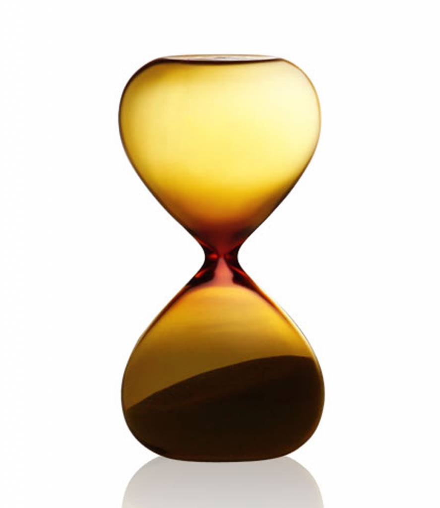 Colored hourglass