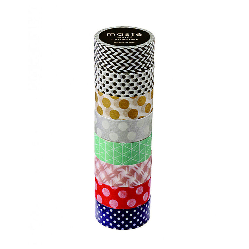 MASTE Masking tape set - 8 Rolls