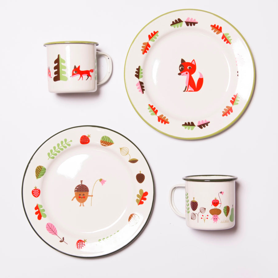 Cute Kids Enamelware (Available in 2 Theme)