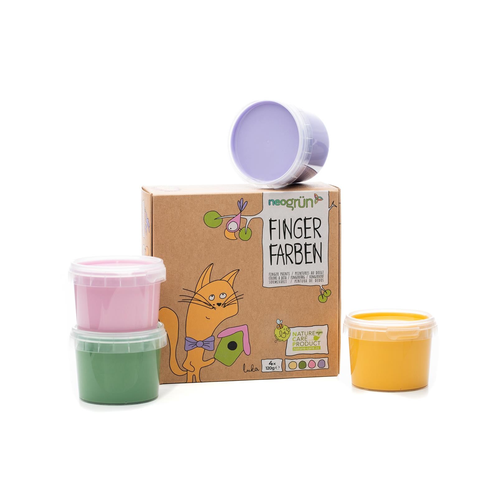 Finger paints set of 4 "Luka"