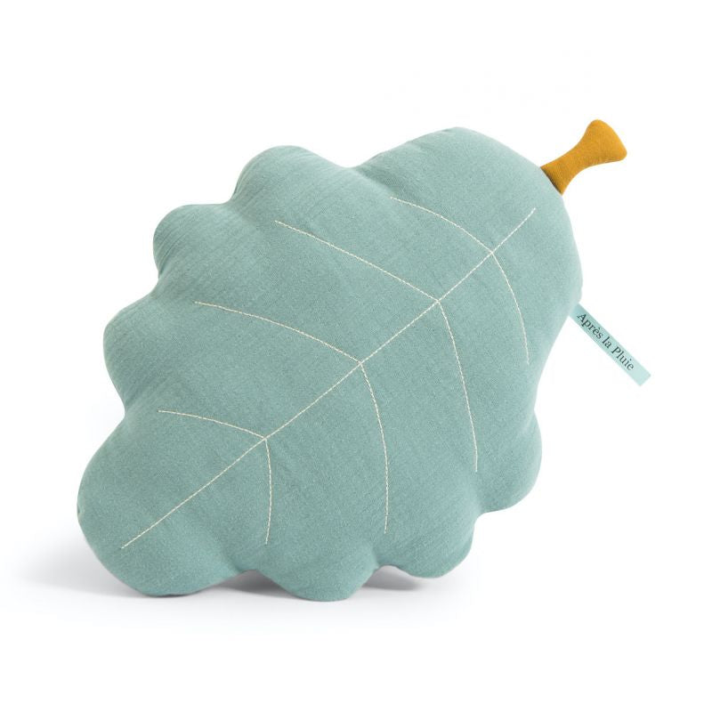 Muslin Cotton Oak Tree Leaf Cushion
