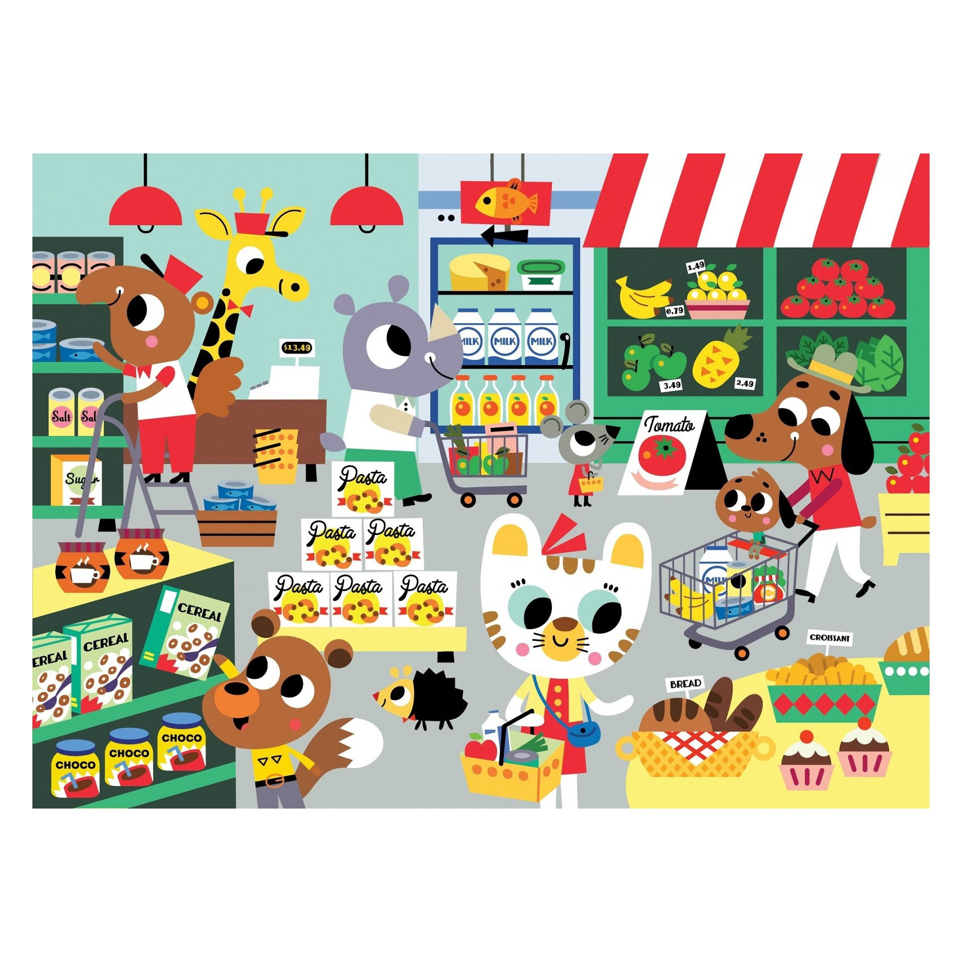 In the supermarket puzzle 48 pcs