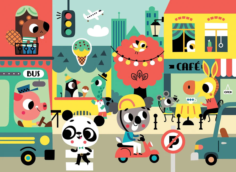 In the city puzzle 48 pcs