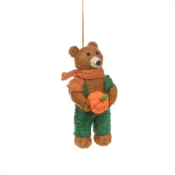 Handmade Radley the Bear Hanging Felt