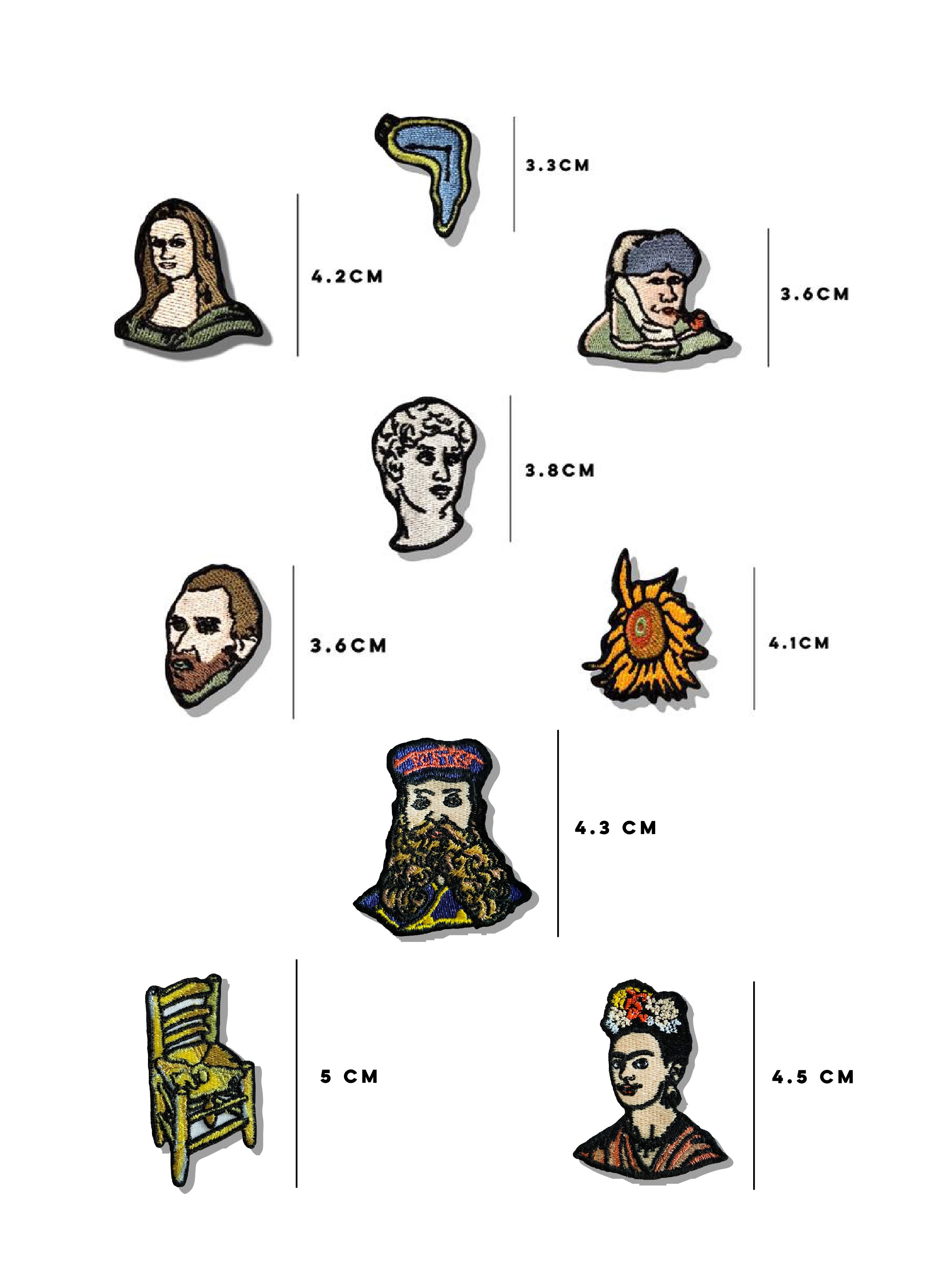 Art piece iron patch