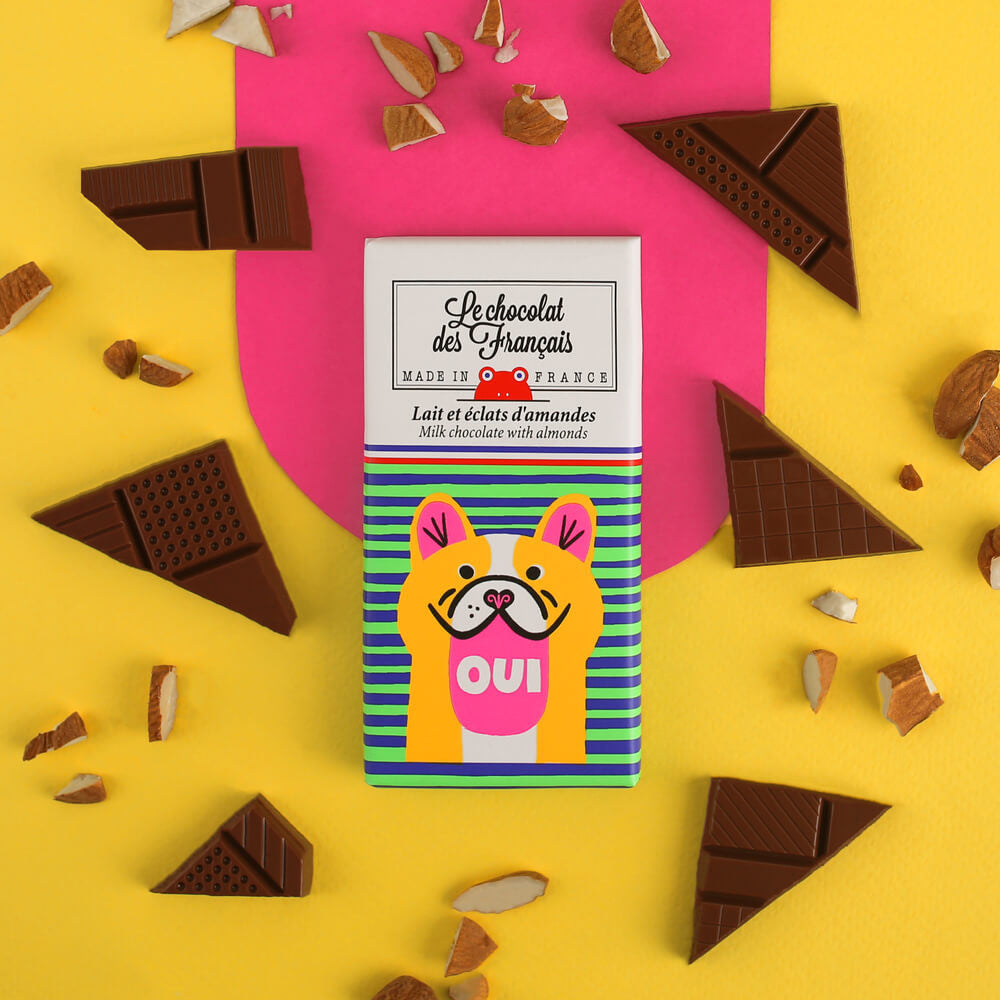 Organic mini chocolate bar