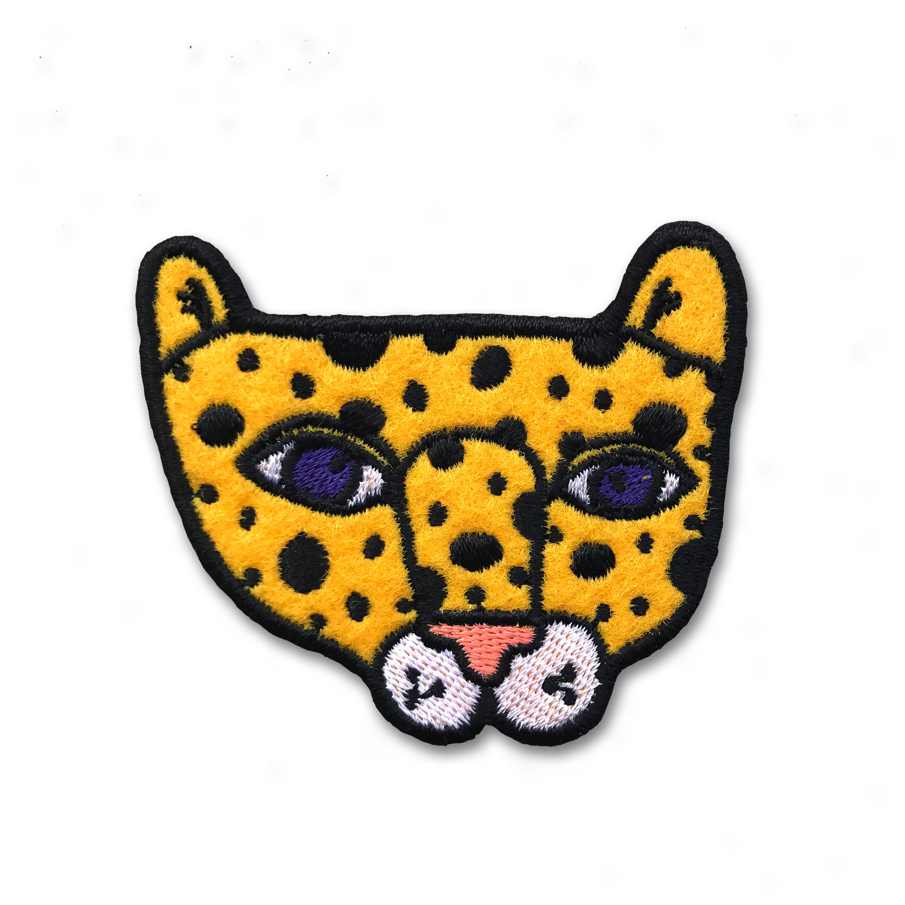 Animal face iron patch