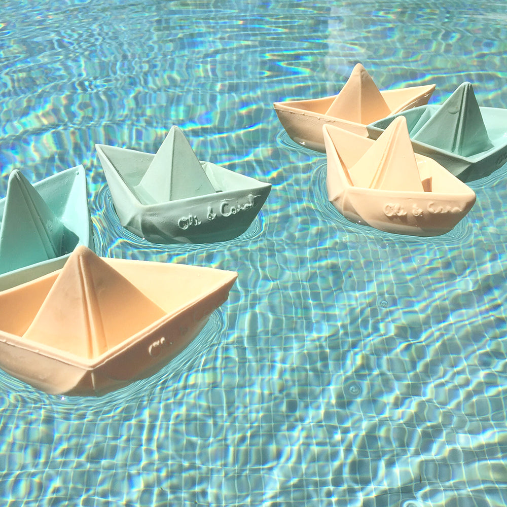 Origami boat baby toy - Summer Made