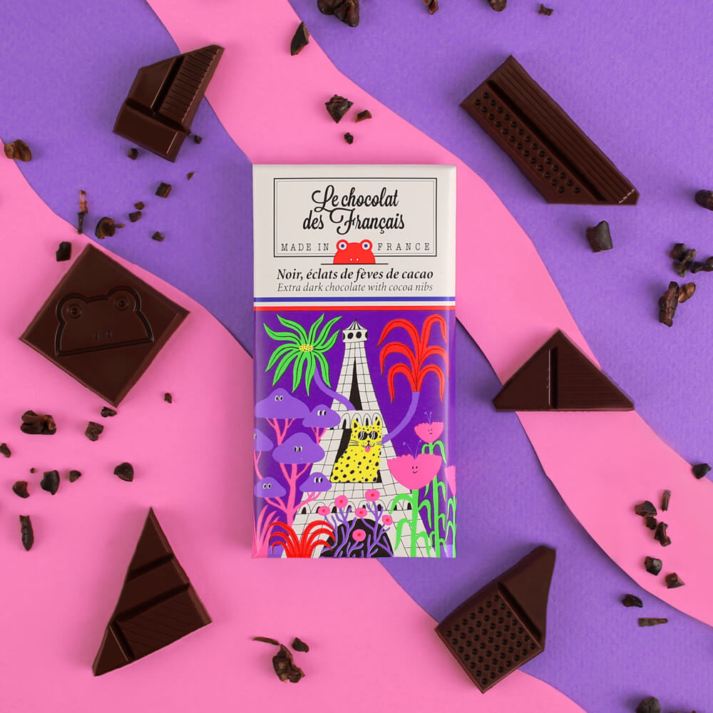 Organic mini chocolate bar