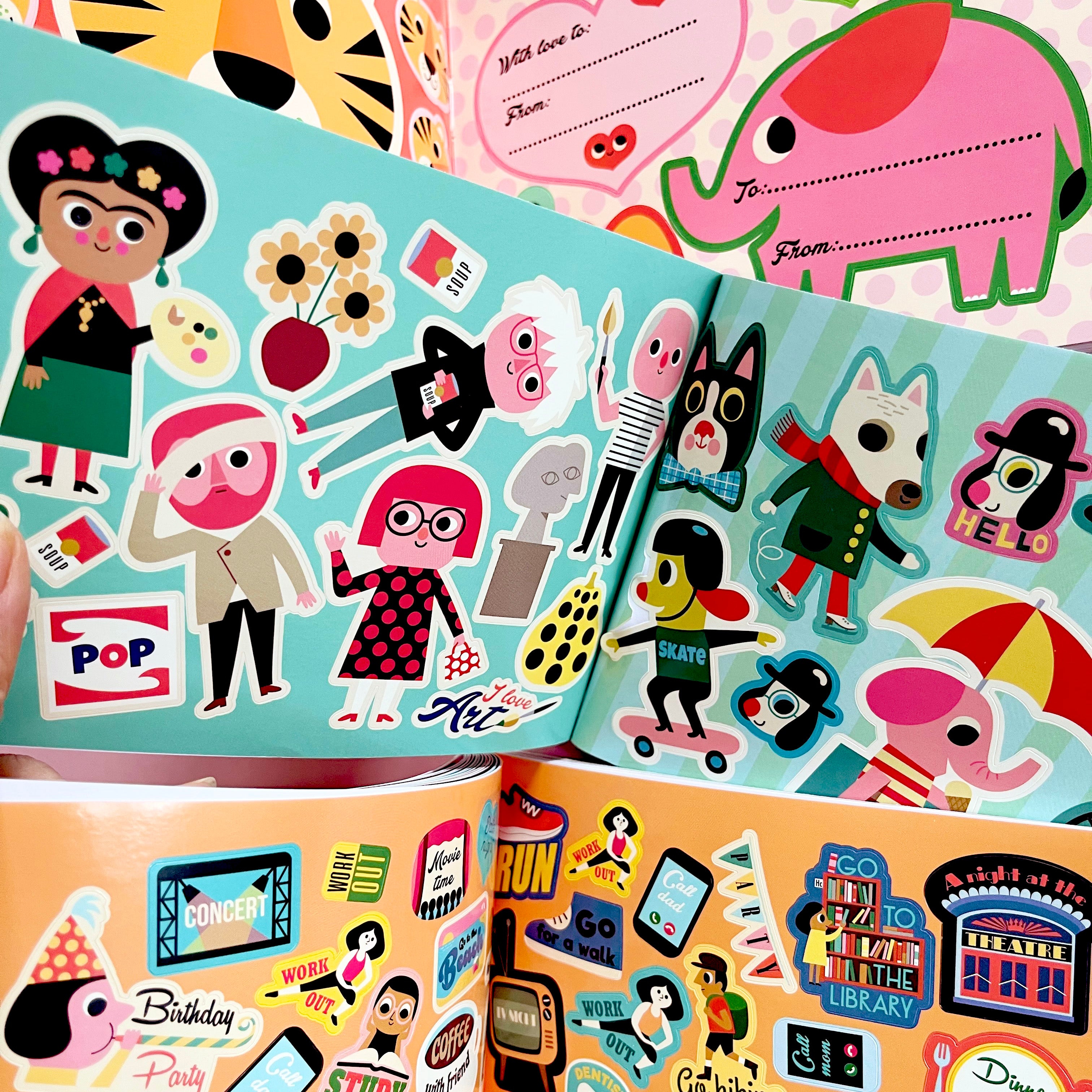 Sticker Book - Yellow