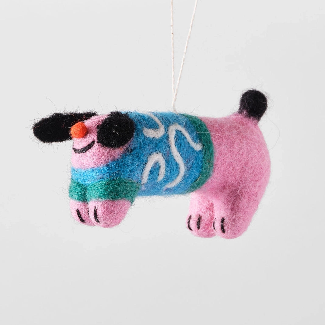 Stumpy Hanging Felt Ornament