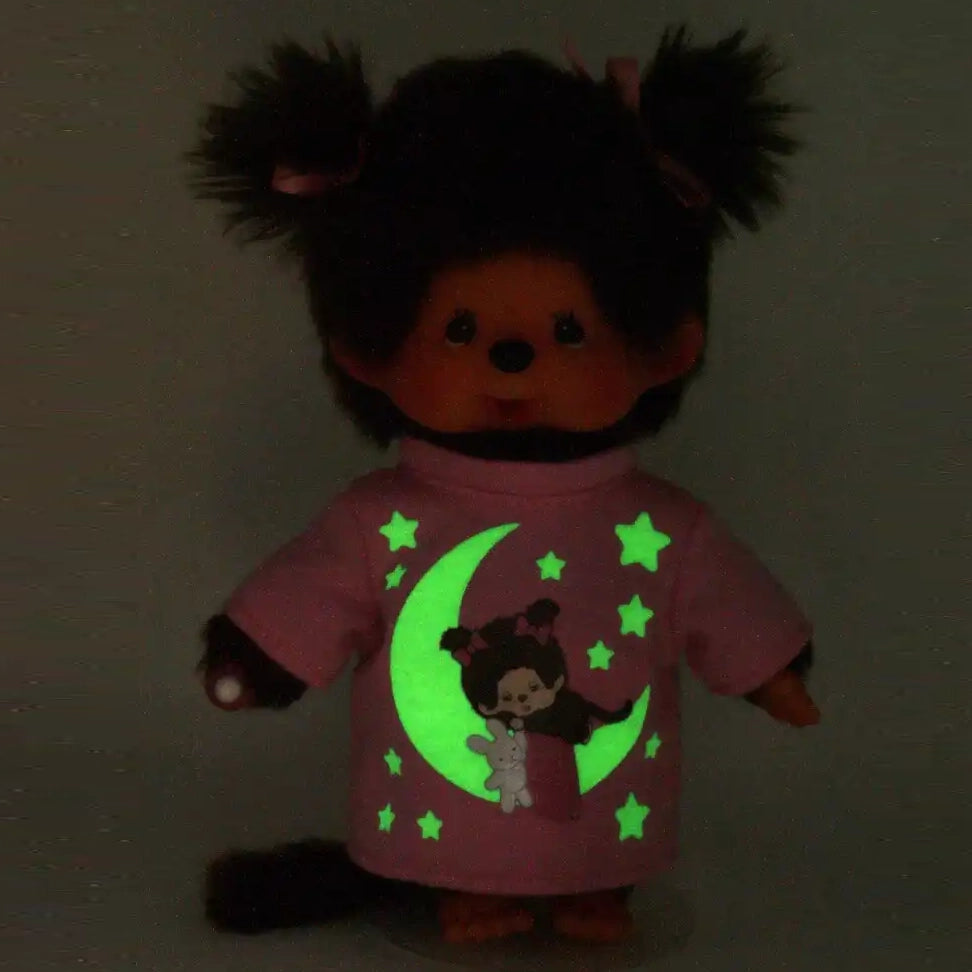 Monchhichi Girl - Glow in the Dark 20 cm
