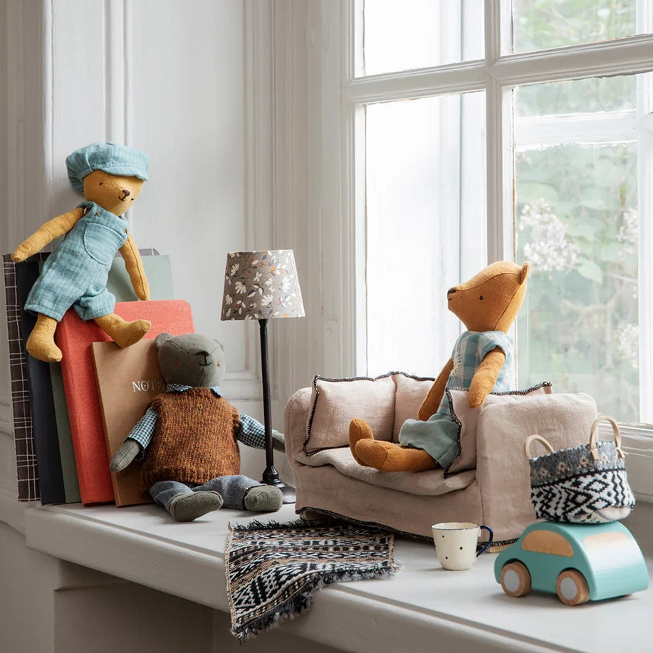 Miniature Couch, Rabbit Dollhouse