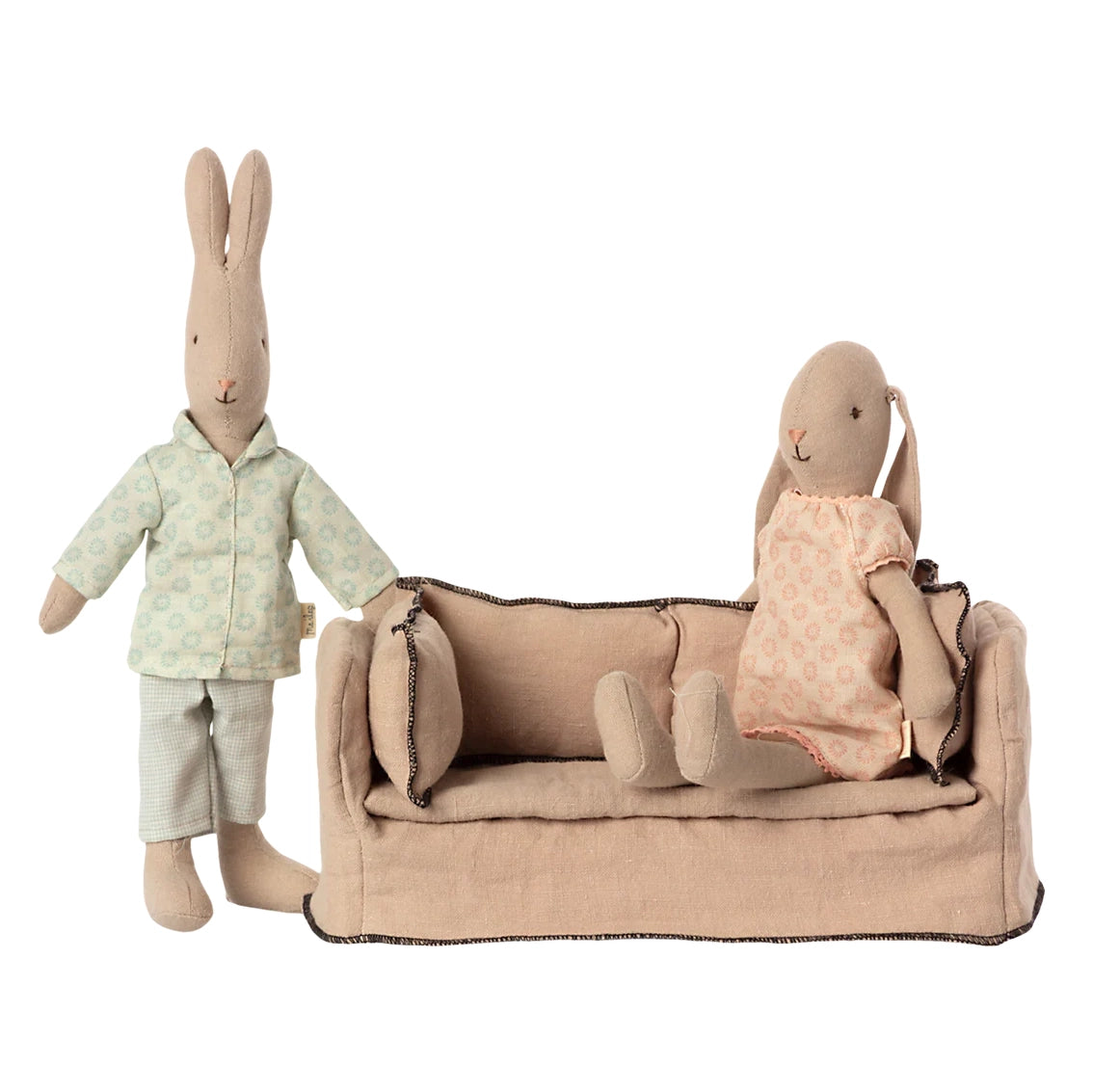 Miniature Couch, Rabbit Dollhouse