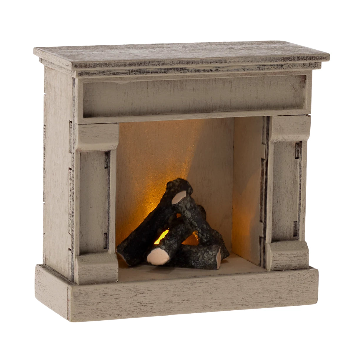 Miniature fireplace - Off-white