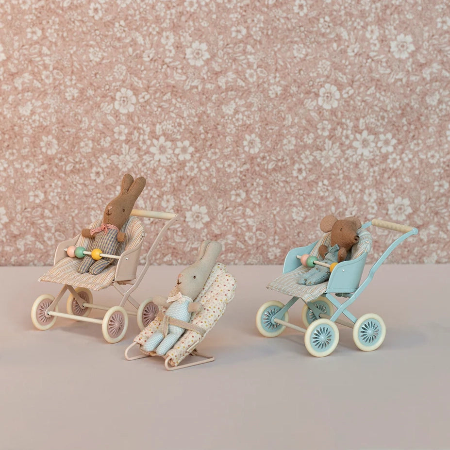 Stroller, Baby mice - Blue