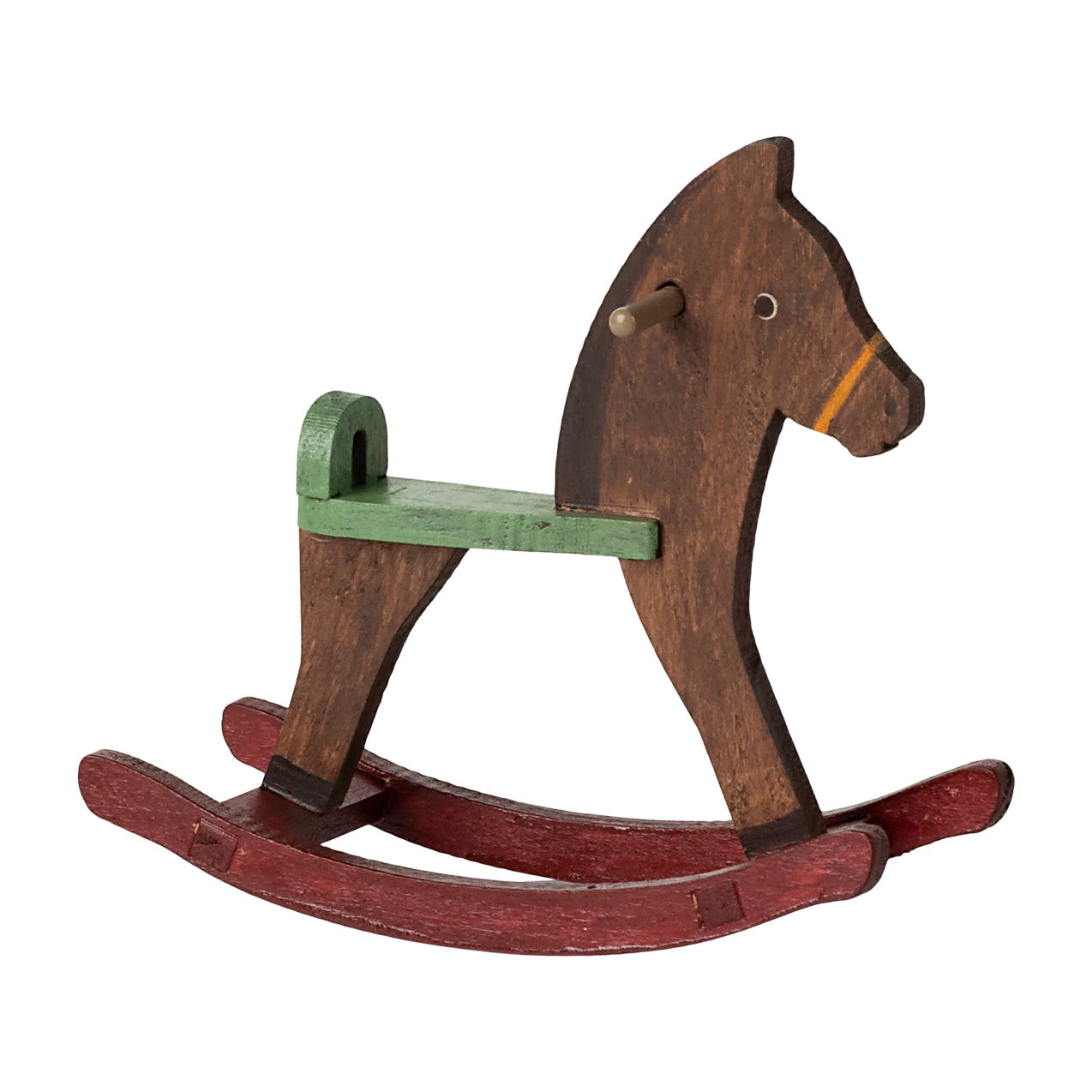 Rocking horse, Mouse - Dark brown