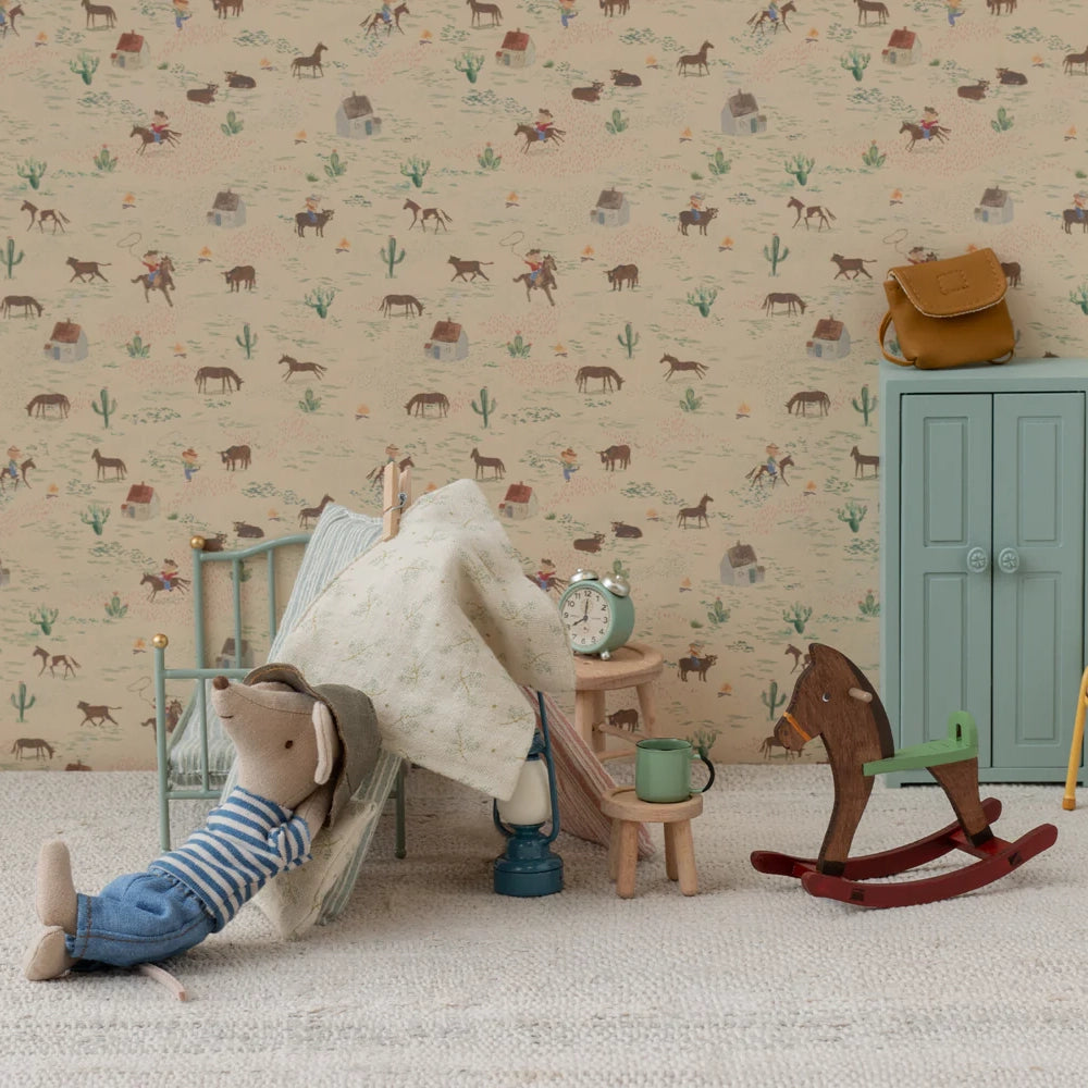 Rocking horse, Mouse - Dark brown