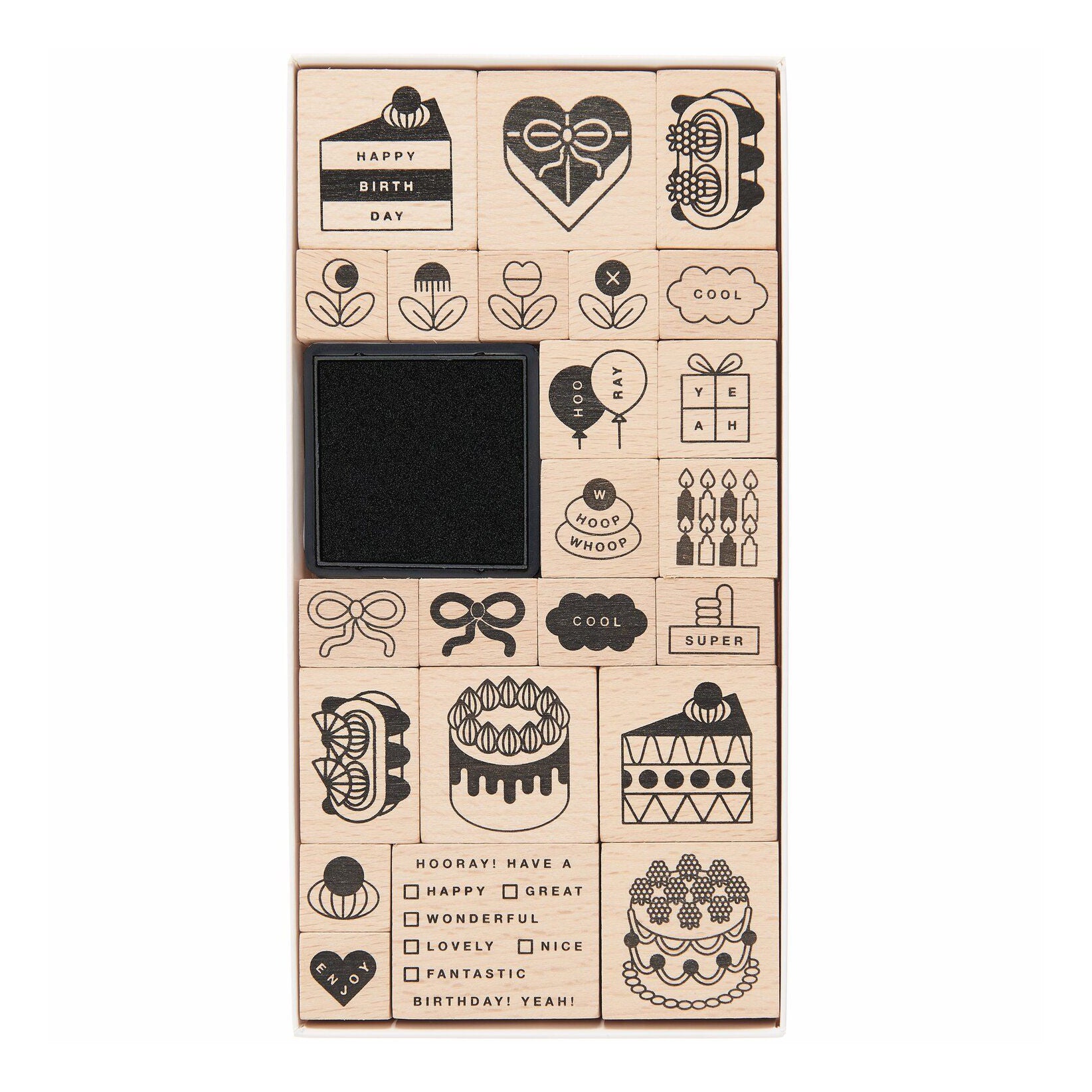 Redfries Happy Birthday stamp set