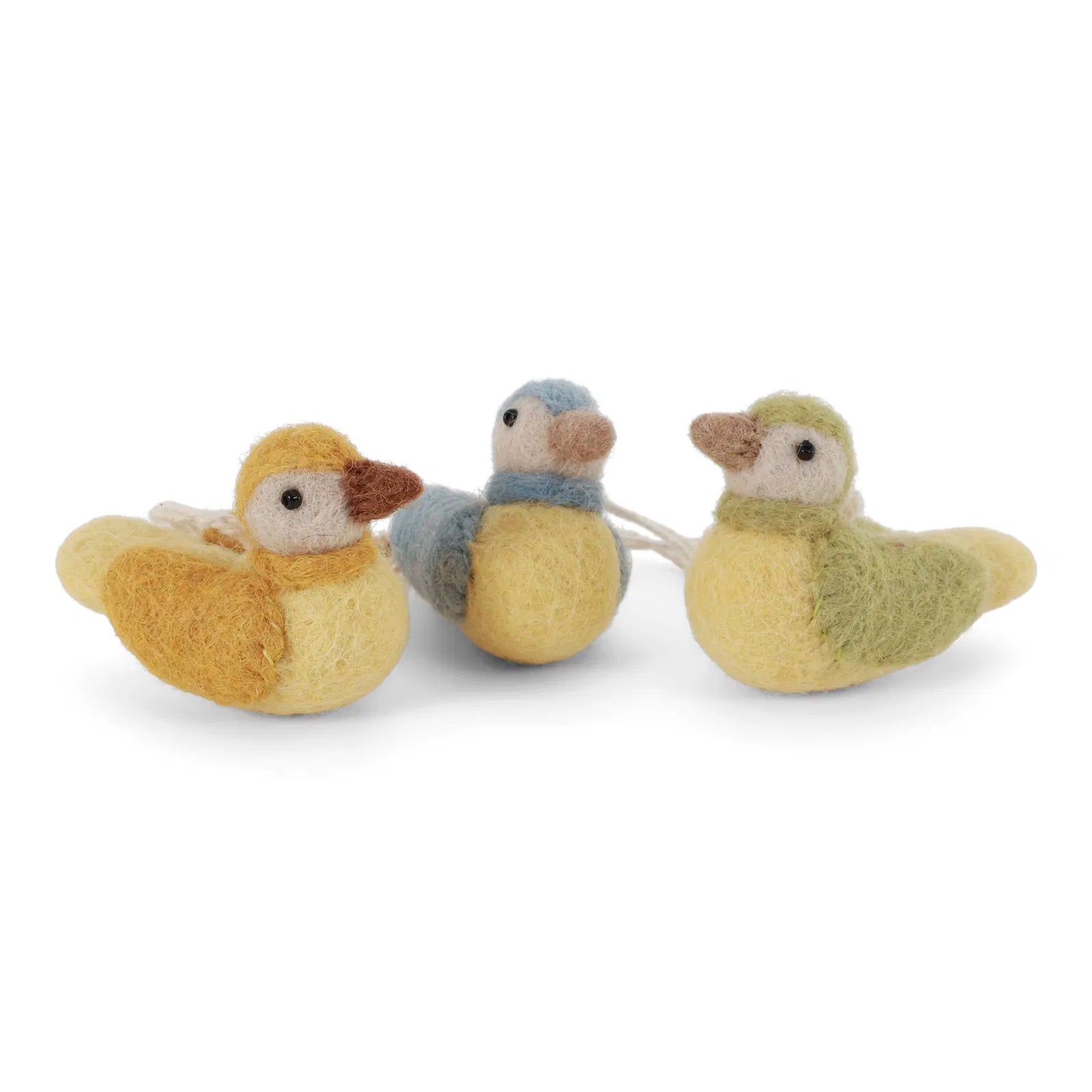 Yellow Sparrow Set of 3