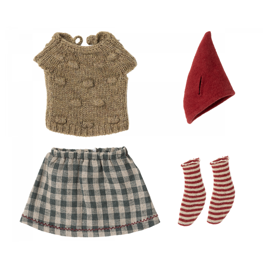 Christmas clothes, Medium mouse - Girl
