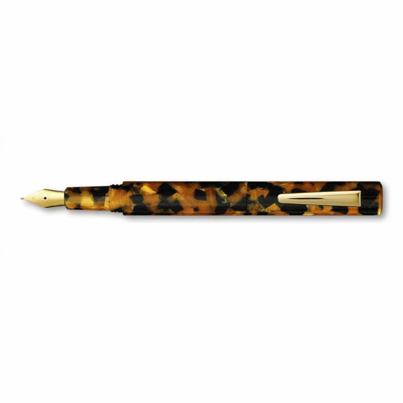 Attaché Marbled Fountain Pen Brown