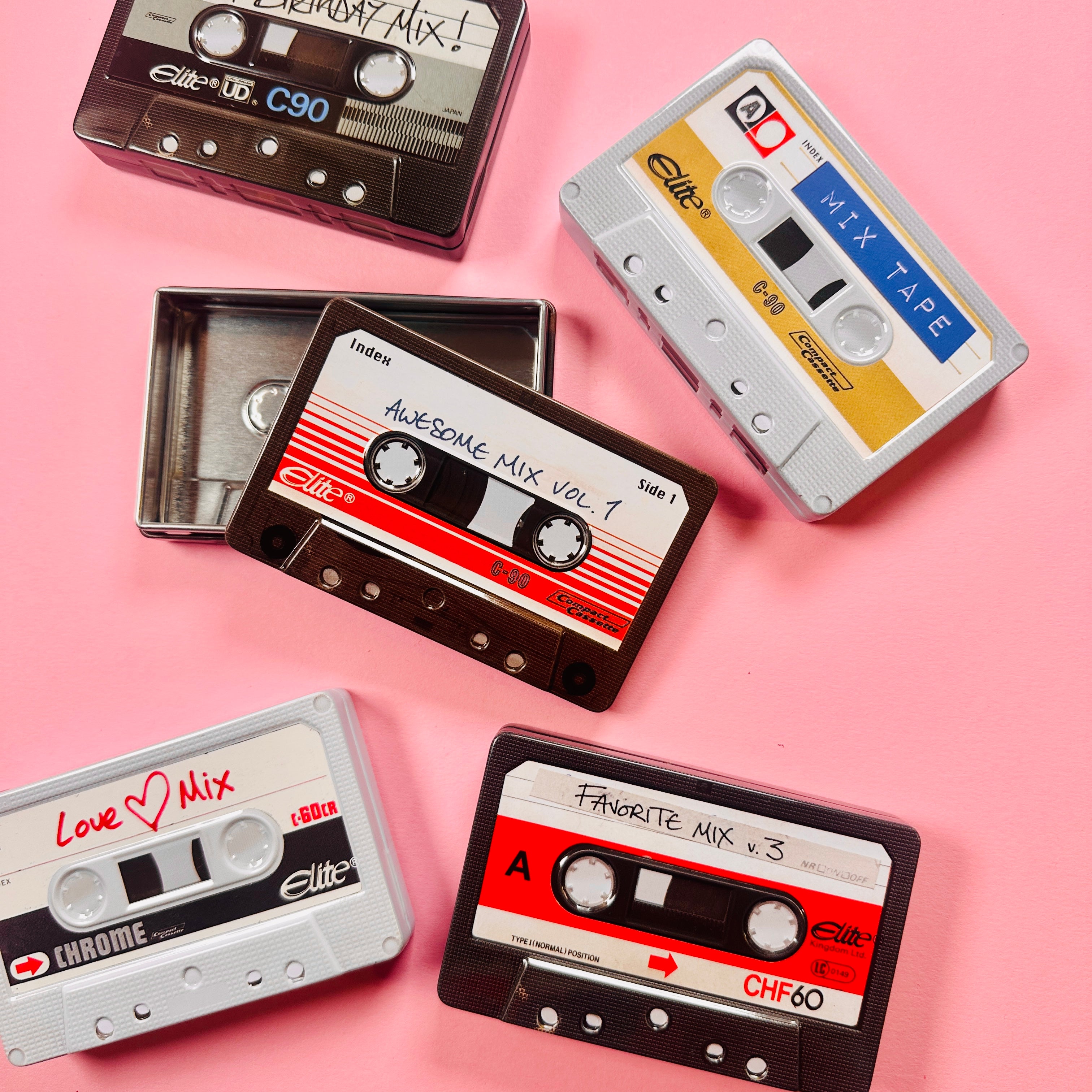 Vintage Cassette Tins (Random Picks)