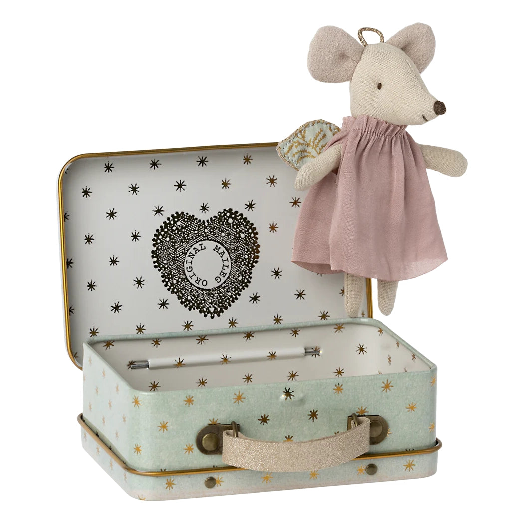 Angel mouse in suitcase (Available on 30 Nov)
