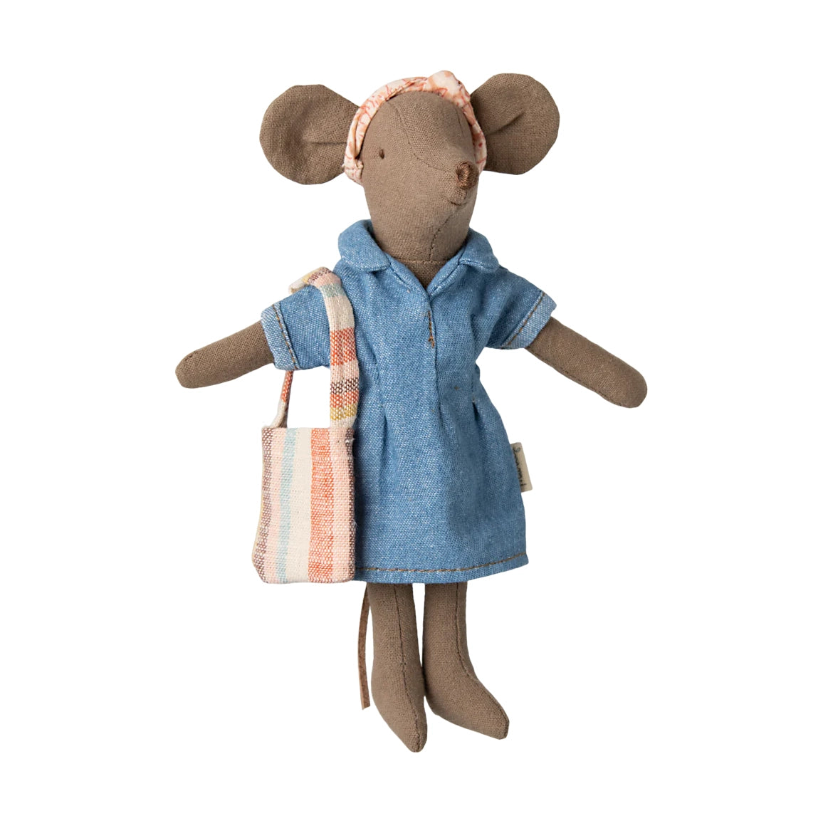 Denim dress and bag, Mum mouse