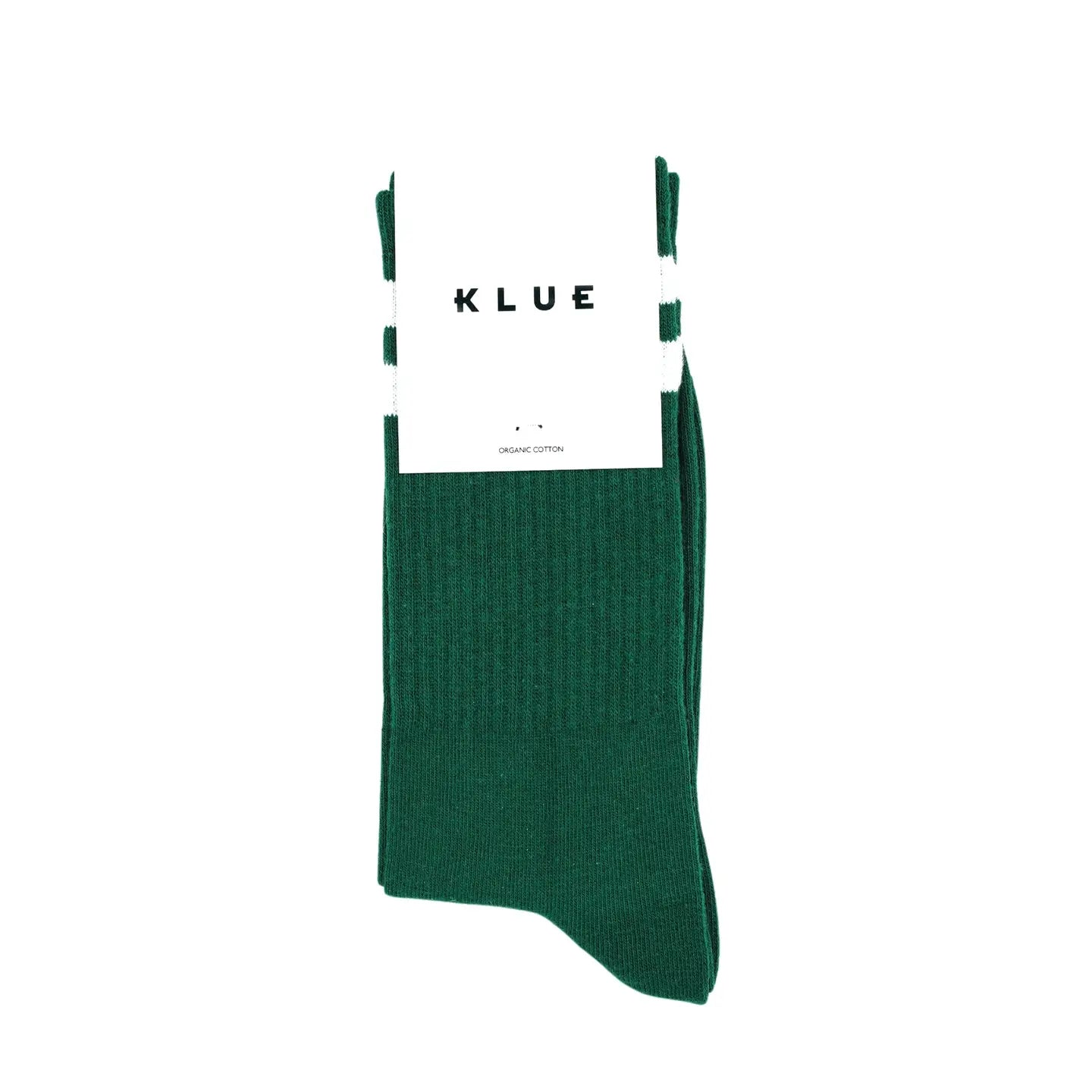 Organic Cotton Tennis Sport Socks - Green and White