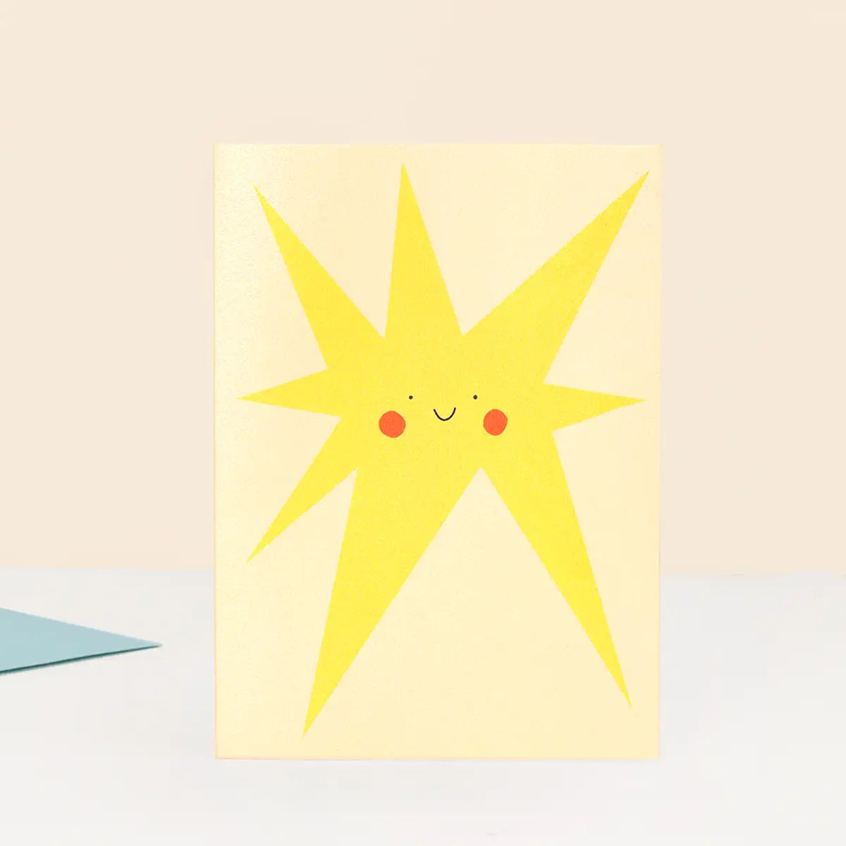 Smiling Star Greeting Card | A6