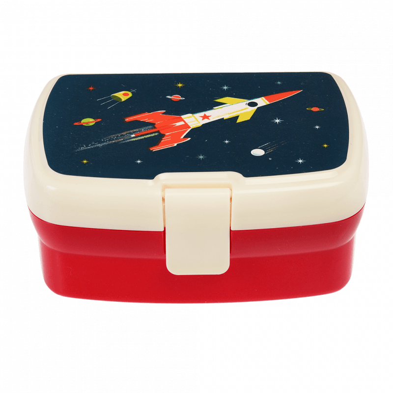 Lunch box with tray - Space Rocket