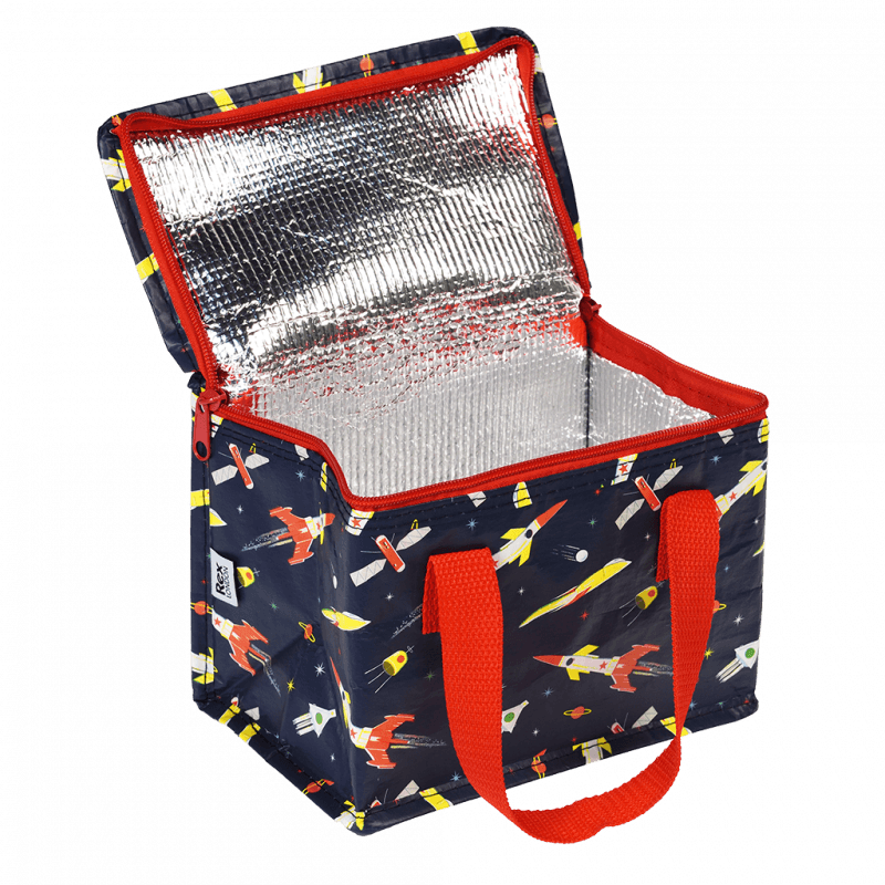 Insulated lunch bag - Space Age Rocket
