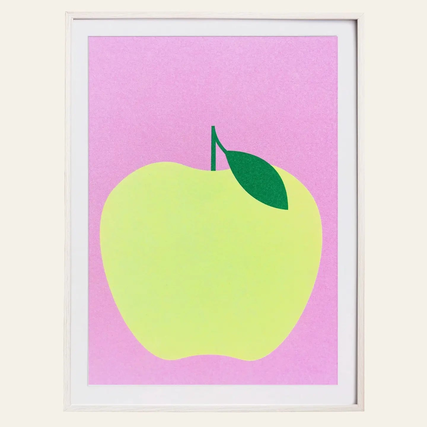 Apple Art RISO Print Poster