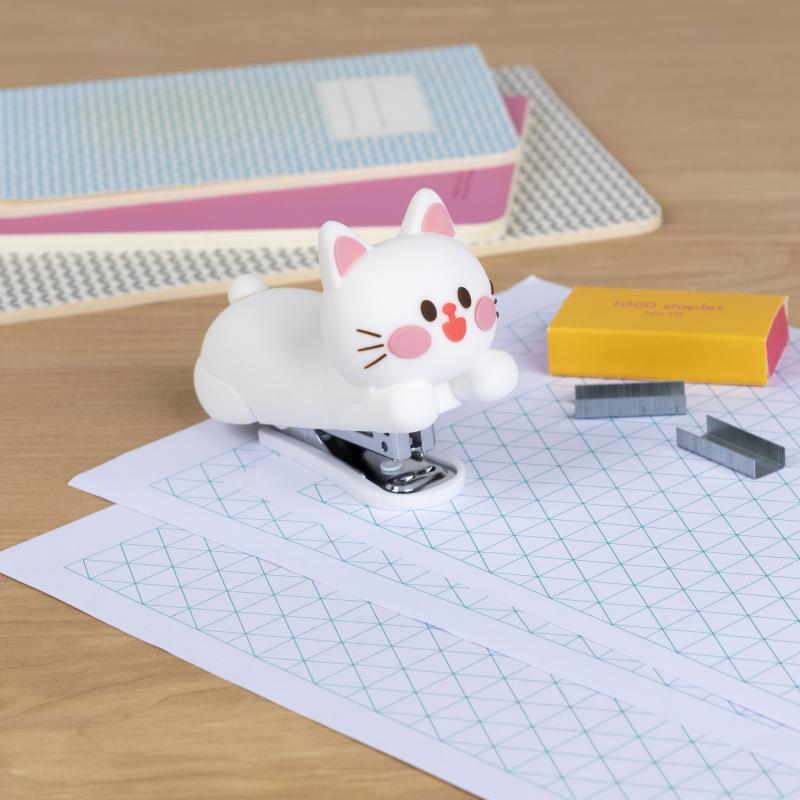 Mini stapler with 1000 staples - Kitten