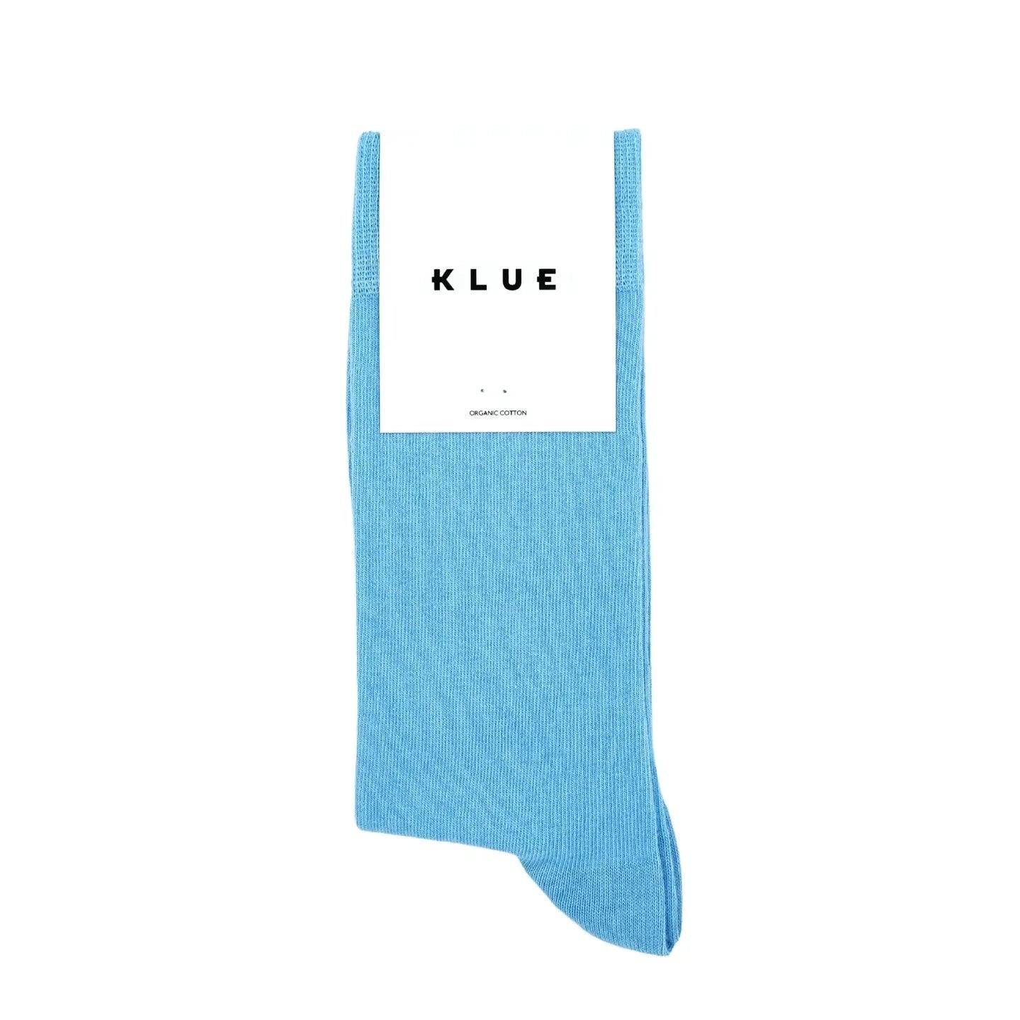 Organic Solid Socks - Sky Blue