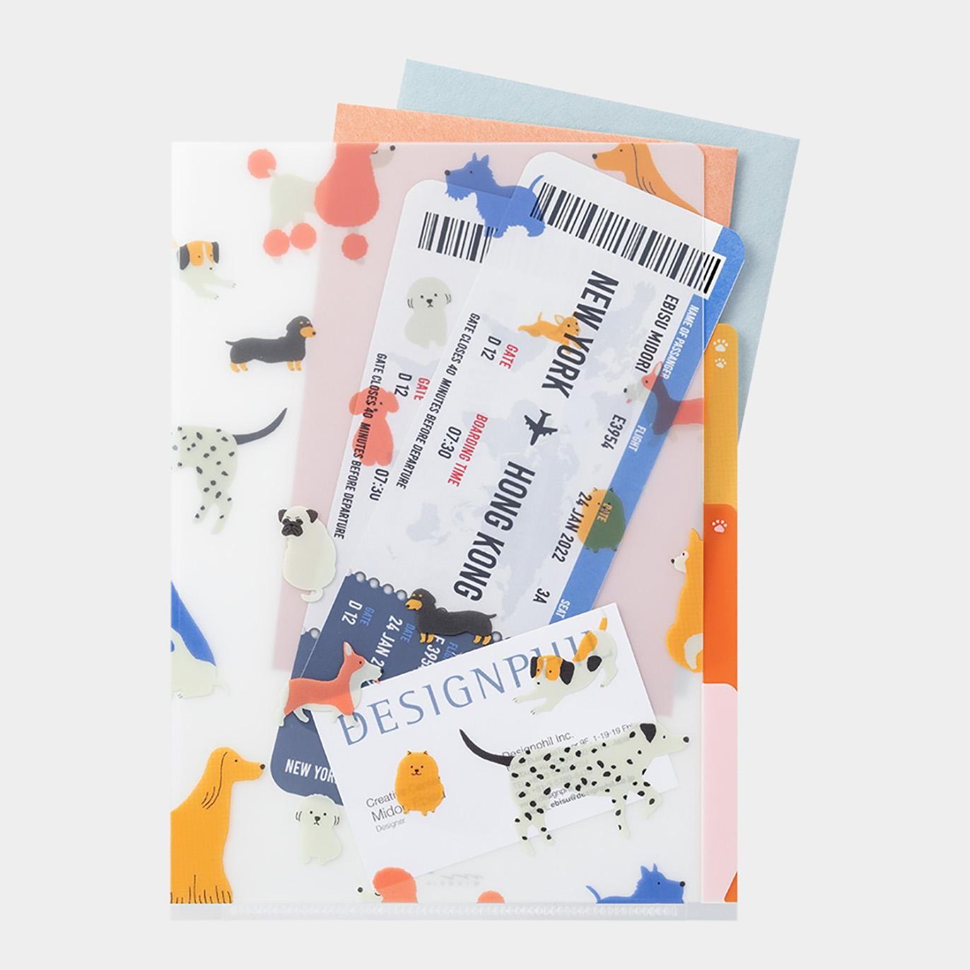 Dogs 3-Tab Folder (A5)