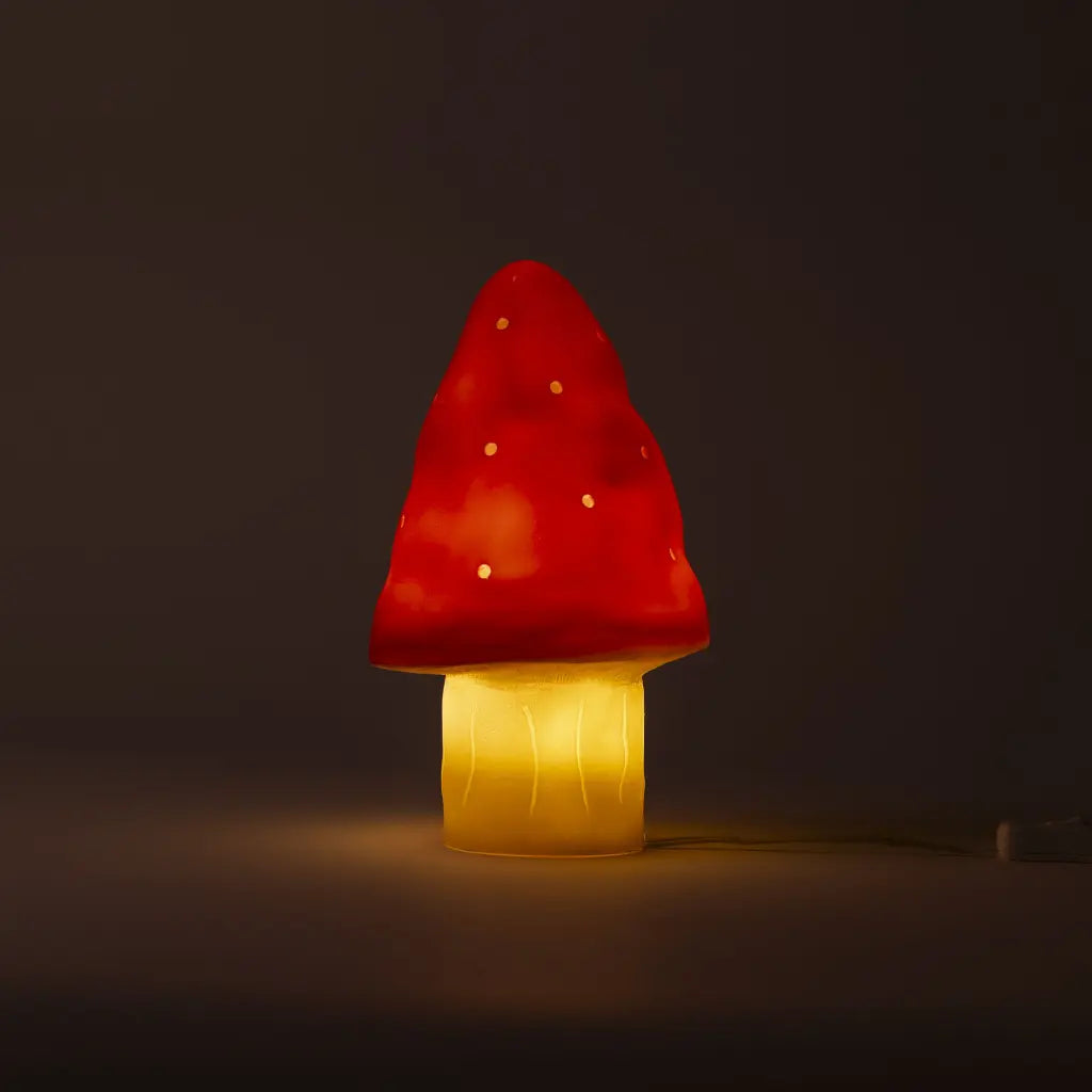 Pilzlampe – Rot