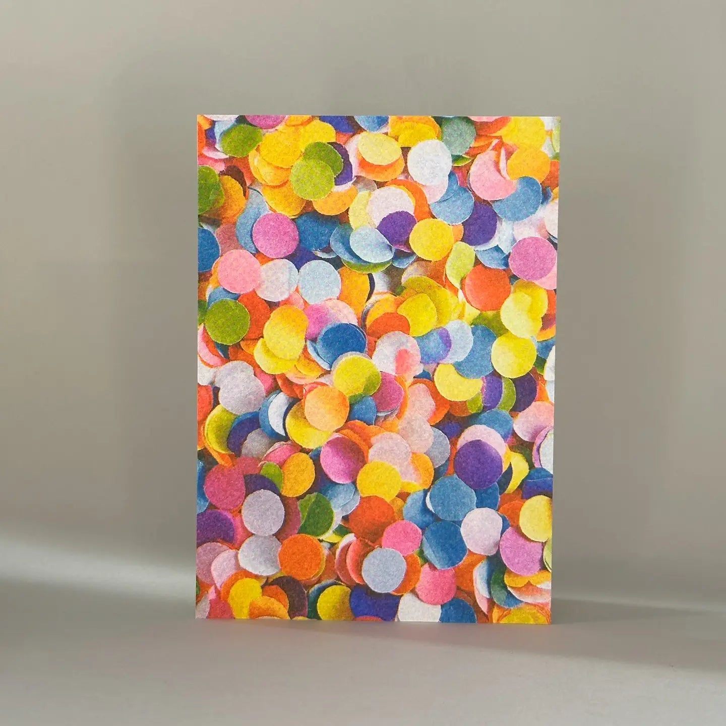Paper Confetti Postcard with Riso Print