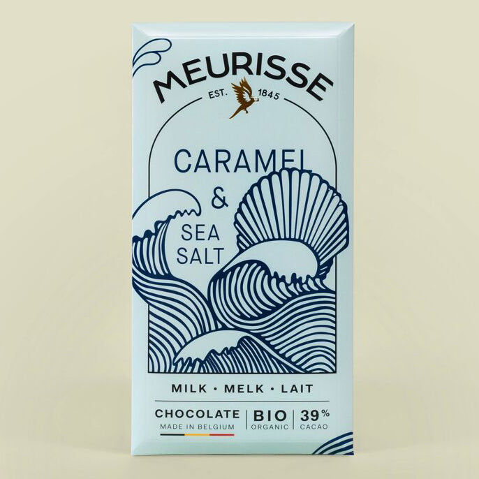 Organic Milk chocolate with Caramel & Seasalt