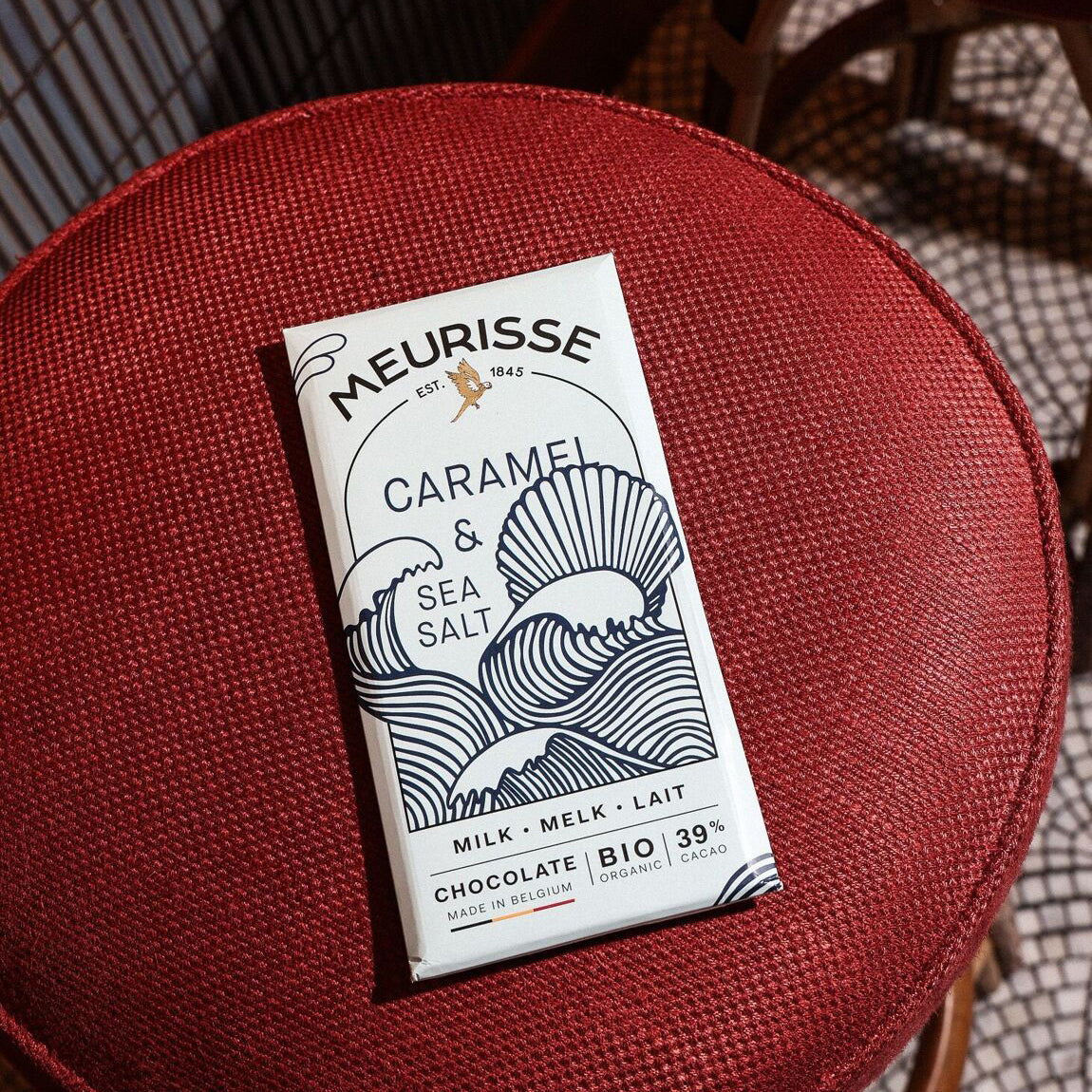 Organic Milk chocolate with Caramel & Seasalt