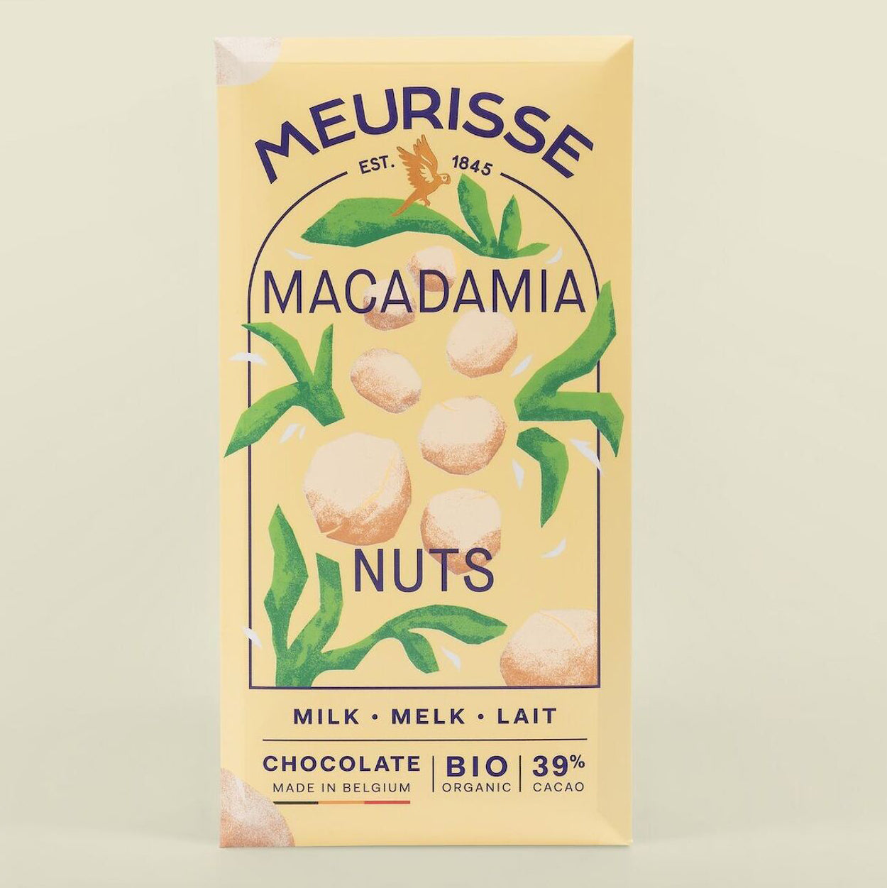 Organic Milk Chocolate with Macadamia Nuts