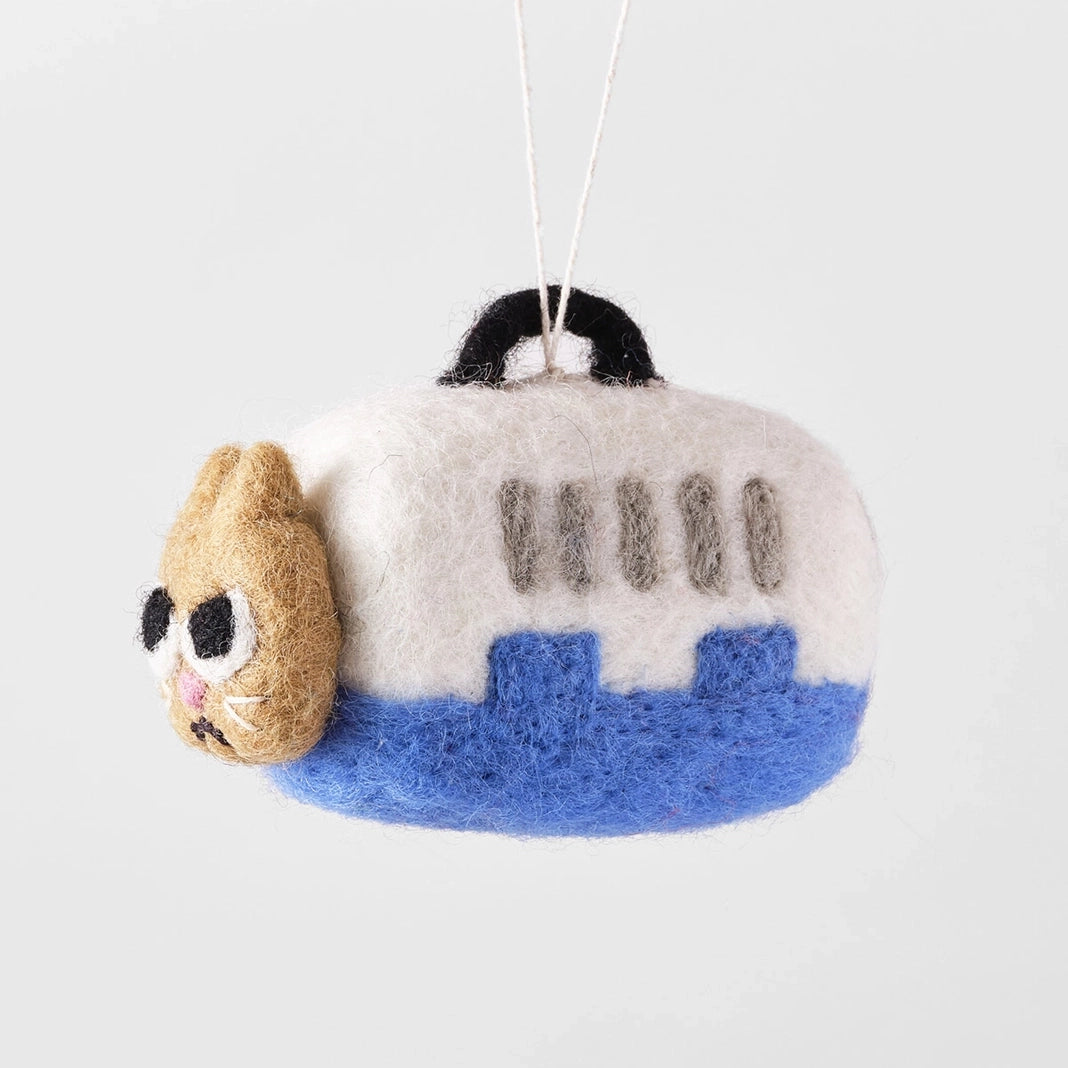 Coco Hanging Felted Ornament